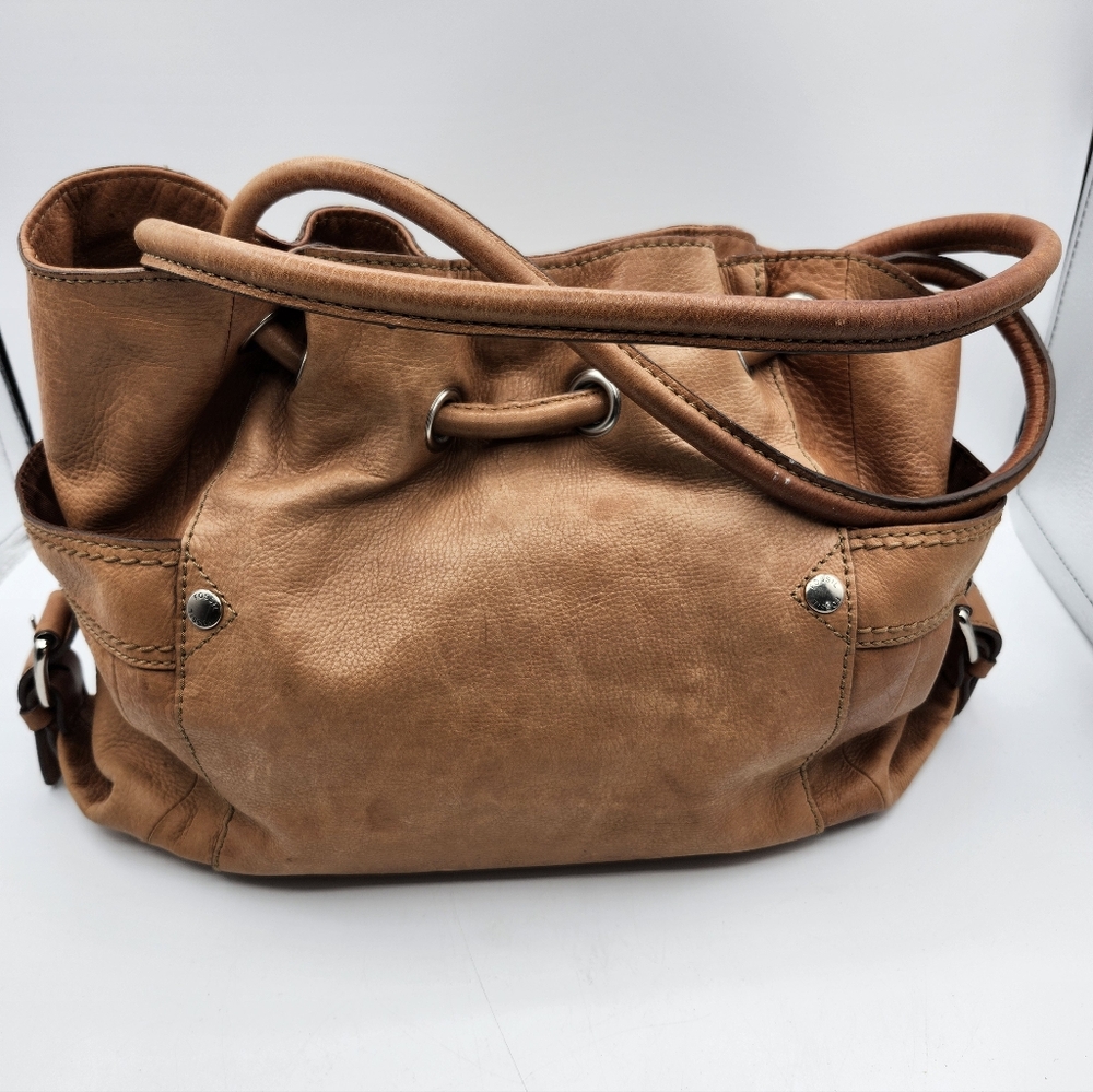 Fossil Brown Leather Shoulder Bag
